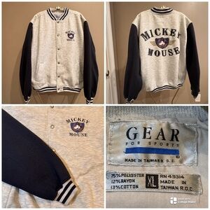 Vintage 90s  Mickey Mouse varsity jacket